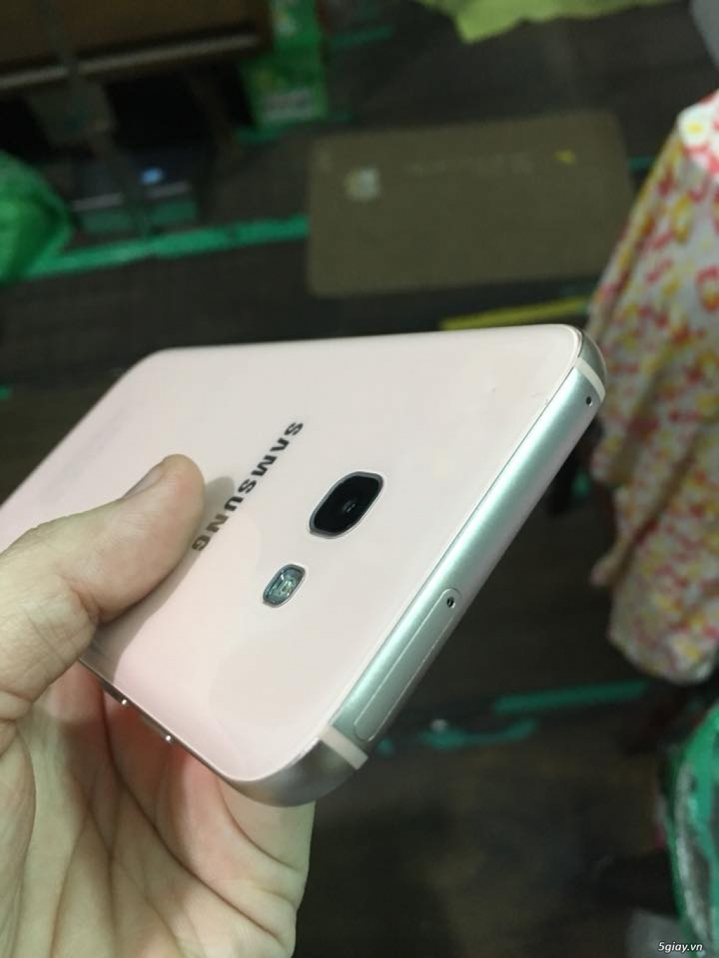 Samsung a5 2017 rose máy đẹp còn bảo hành - 5