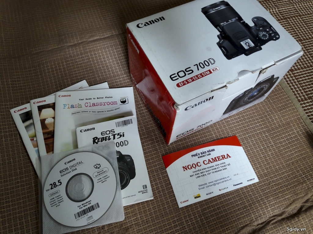 Canon EOS 700D Full box 99%| Lens EF 50mm f/1.8 II - 6