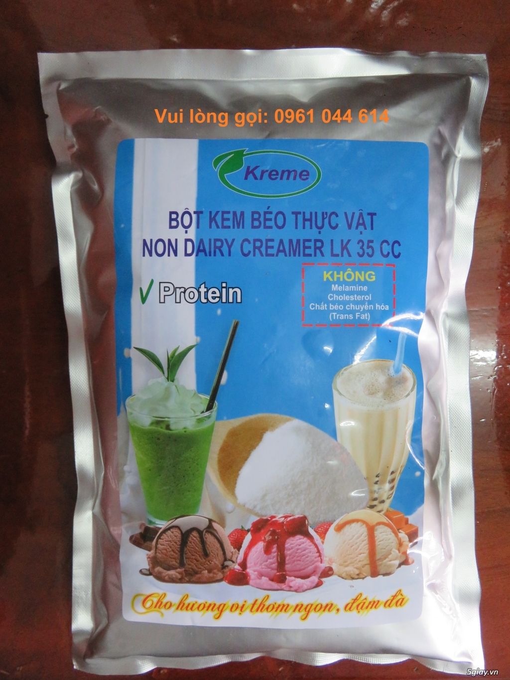 Bột kem béo thực vật (Non Dairy Creamer) KREME - LK 35 CC từ Indonesia