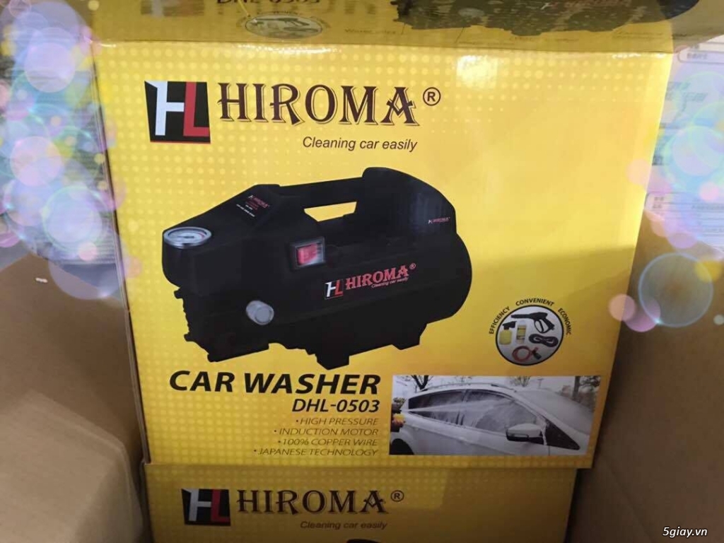 HIROMA| Máy rửa xe gia đình chính hãng HIROMA công nghệ Nhật Bản