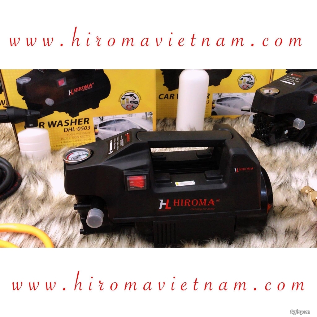 HIROMA| Máy rửa xe gia đình chính hãng HIROMA công nghệ Nhật Bản - 5