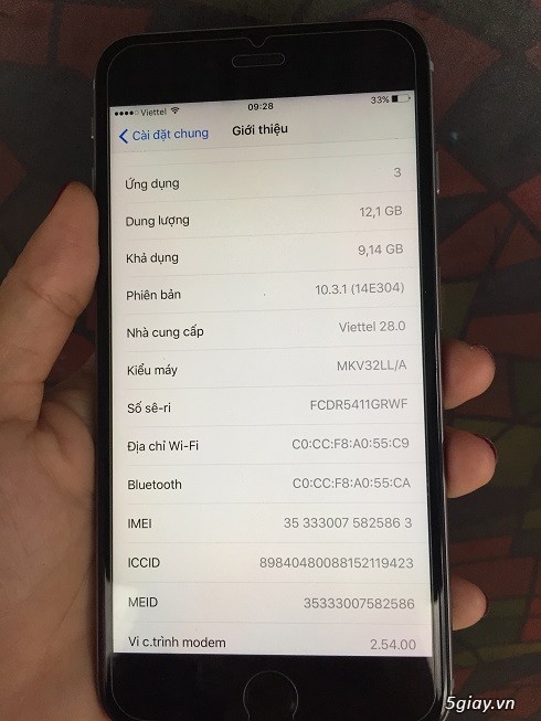 iphone 6s plus 16gb Gray Quốc Tế mới 99% zin all