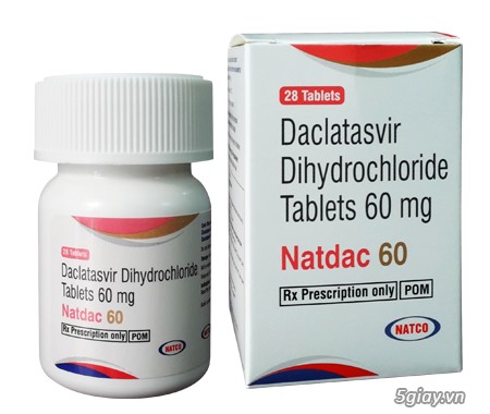 Thuốc Natdac 60mg (Điều trị viêm gan C)