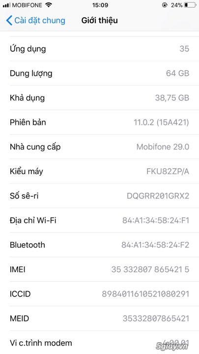 iphone 6s plus gold 64gb new 99% (full box + phụ kiện) - 1