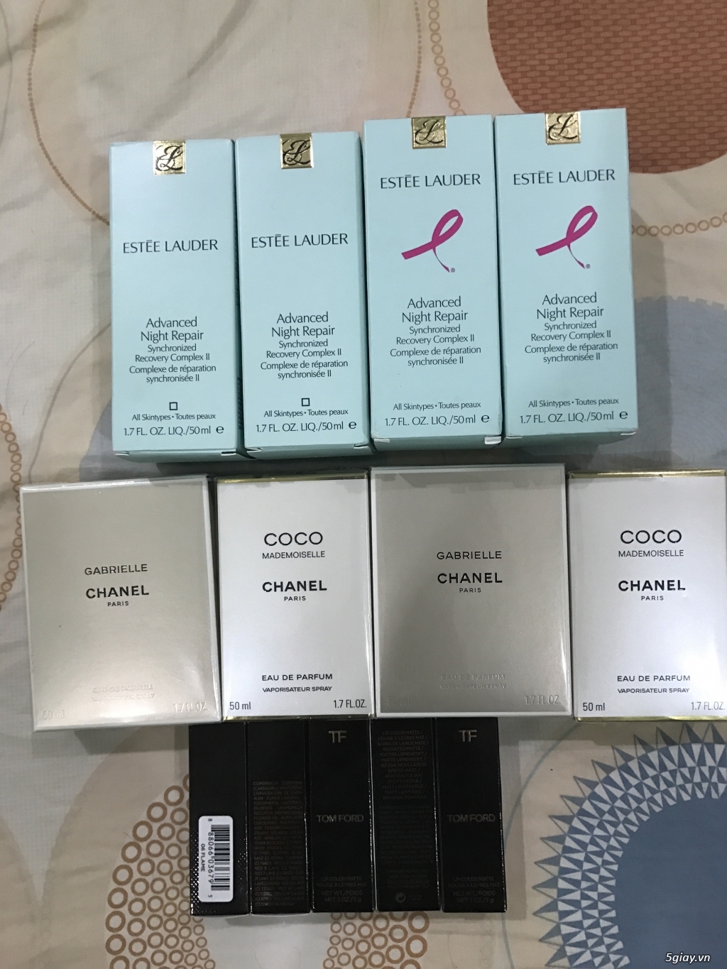 Son Tom Ford, nước hoa chaaa, Serum Estee Lauder Auth.