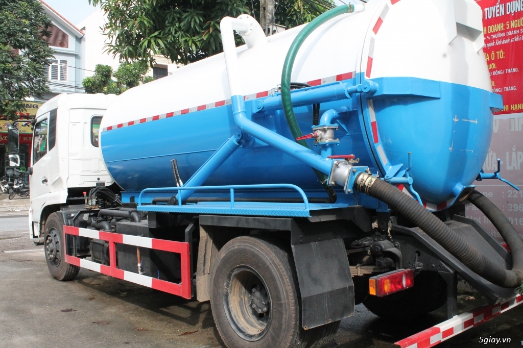 Cần Bán: Xe hút chất thải DongFeng 9 khối (nhập khẩu)
