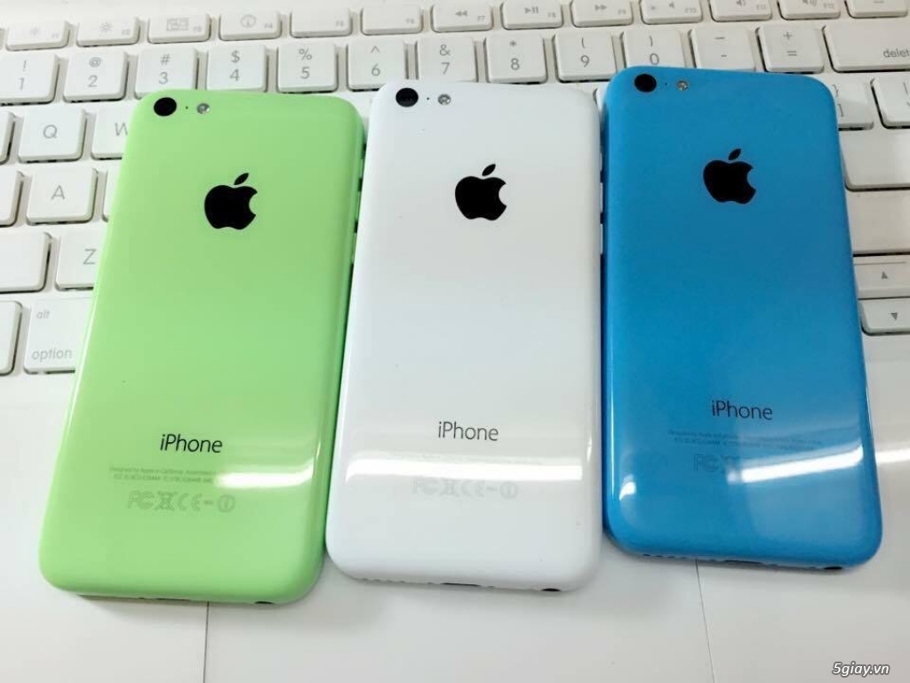 Iphone 5C-Quốc Tế-Xanh dương/Trắng/Xanh Lá.Mới 98-99%.Nguyên zin100% - 1