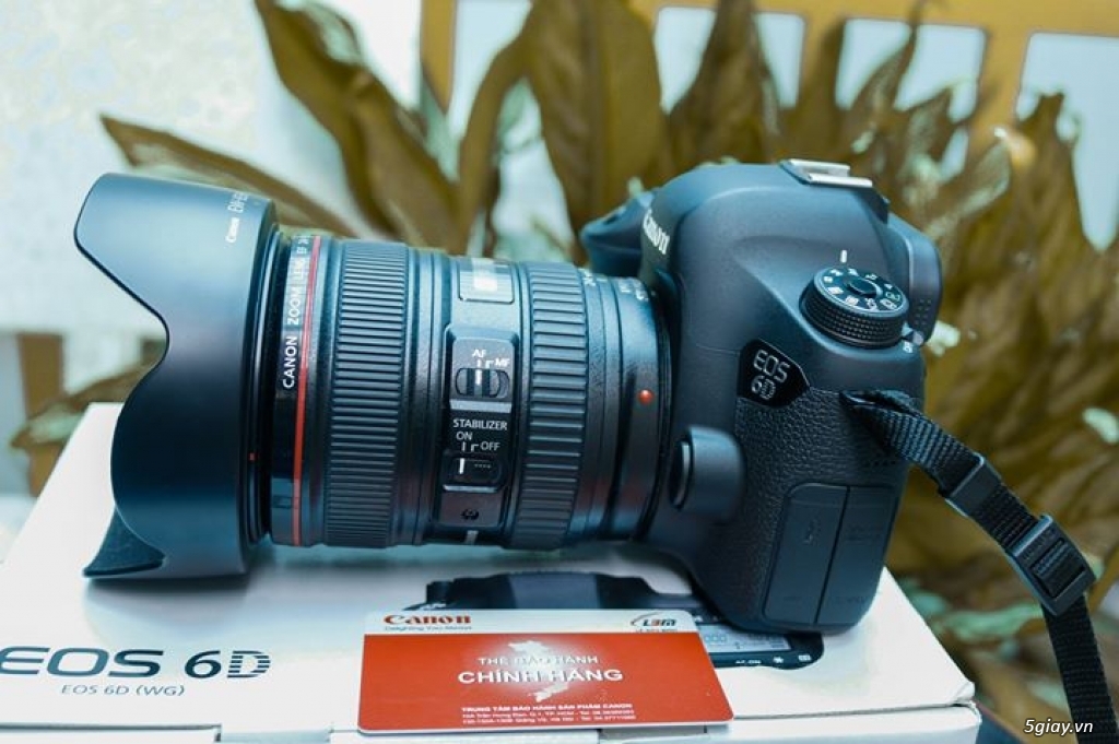 [Bán] Canon Eos 6D & Lens 24-105f4L fullbox LBM