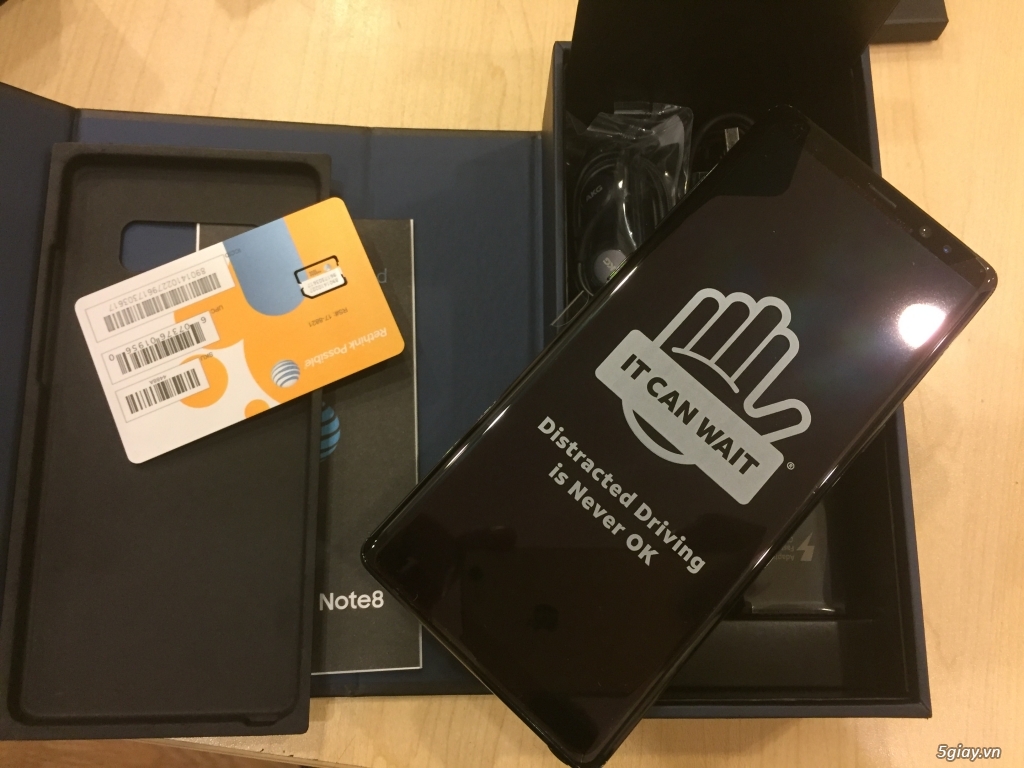 em bán samsung note 8 64gb black 1 sim xách tay mỹ