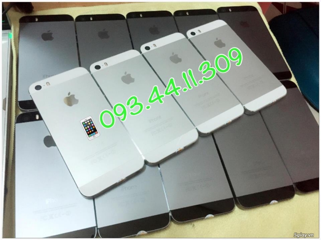 Iphone 5S-16G-Quốc Tế-Xám/Vàng.Mới98-99%.Nguyên zin A-Z.Vtay nhạy! - 16