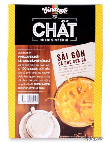 Vinacafe Chất - Sài gòn cà phê sữa đá 10 gói x 29G - 1