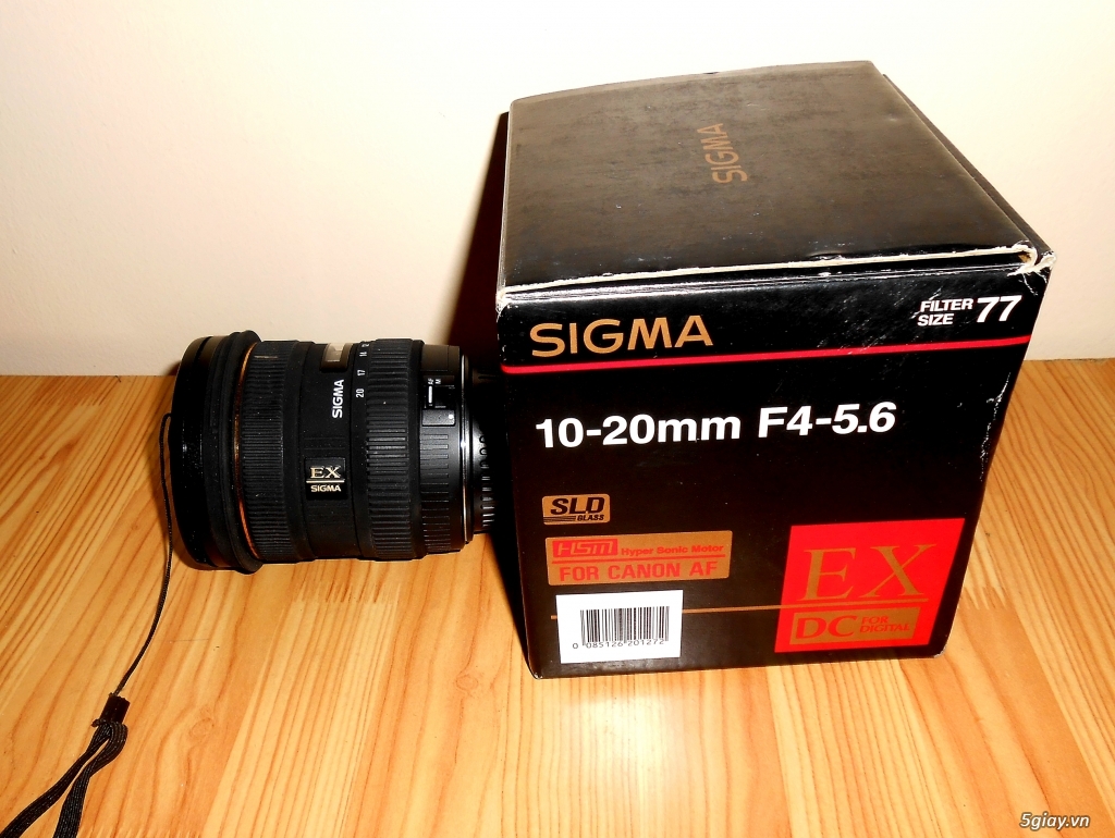 Lens Sigma 10-20mm F4-5.6 xách tay mới cứng Thanh lý - 1