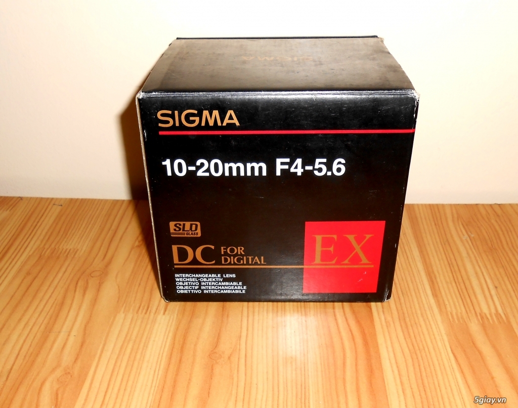 Lens Sigma 10-20mm F4-5.6 xách tay mới cứng Thanh lý