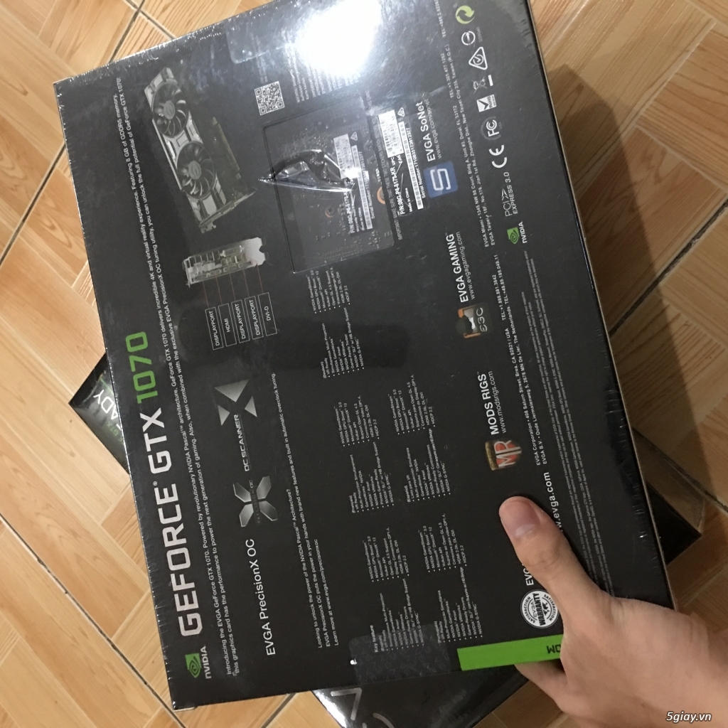 EVGA GTX 1070 SC nguyên seal - 1