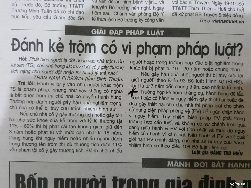 Tự vệ kiểu Mỹ và tự vệ kiểu VN