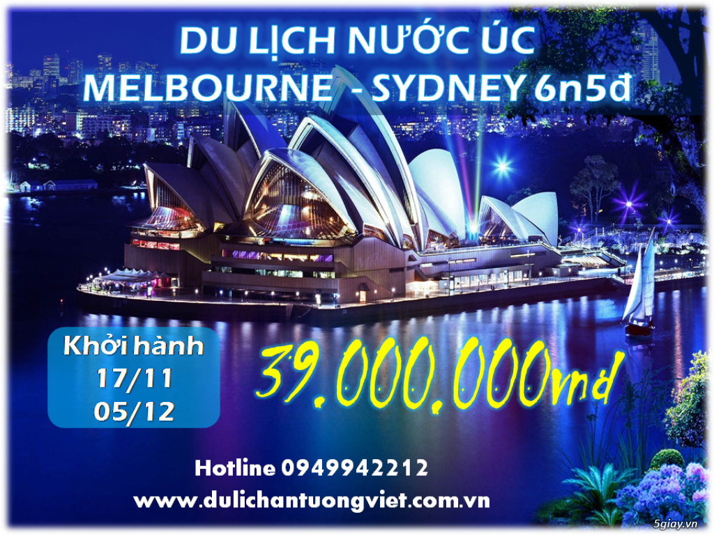 DU LỊCH ÚC GIÁ HOT