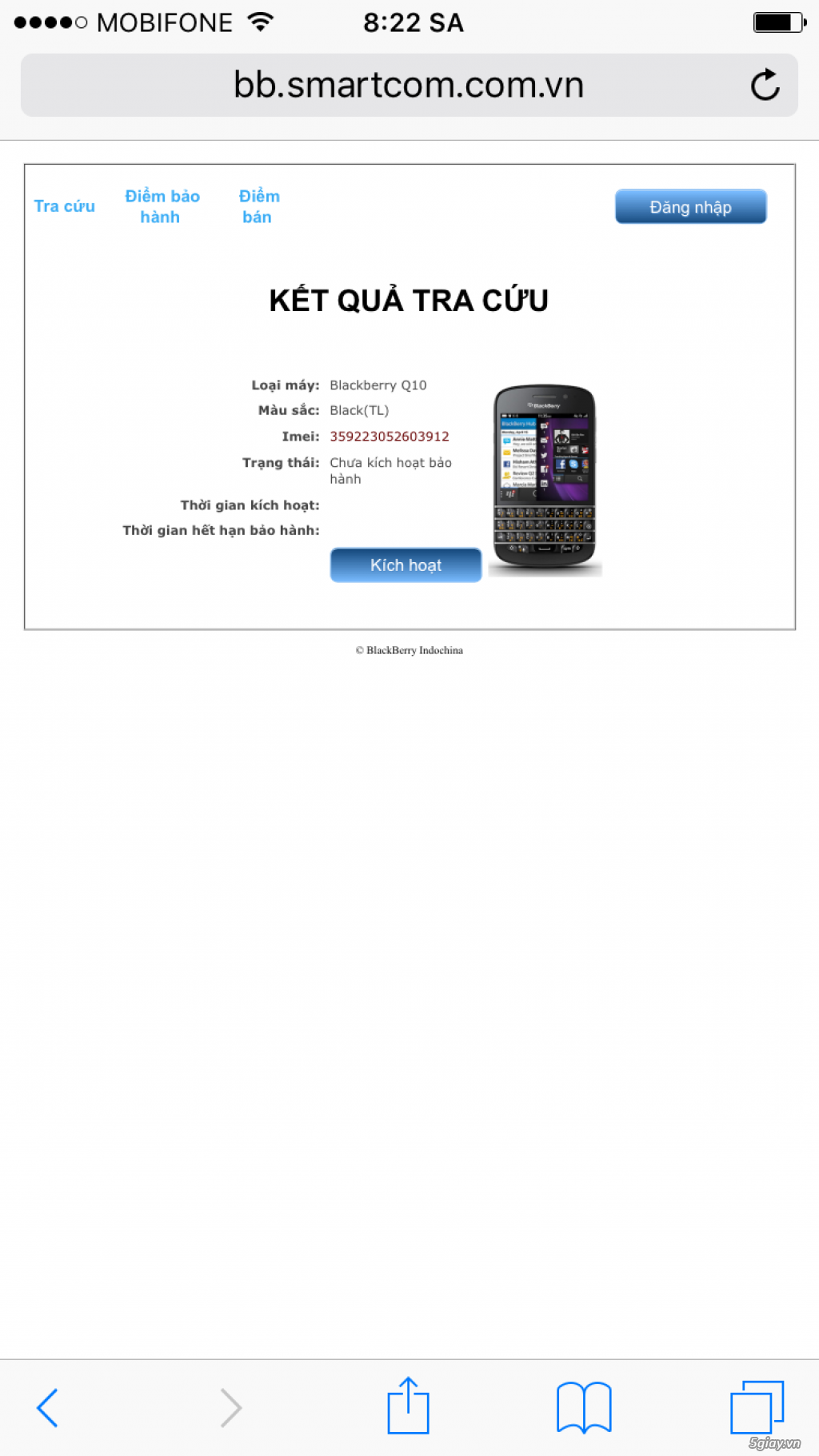 Blackberry Q10 Fullbis (tem Petro + Void đầy đủ) - 7