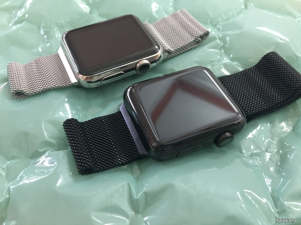 Apple watch 42mm Steel S1-S2 Silver/Black - 2