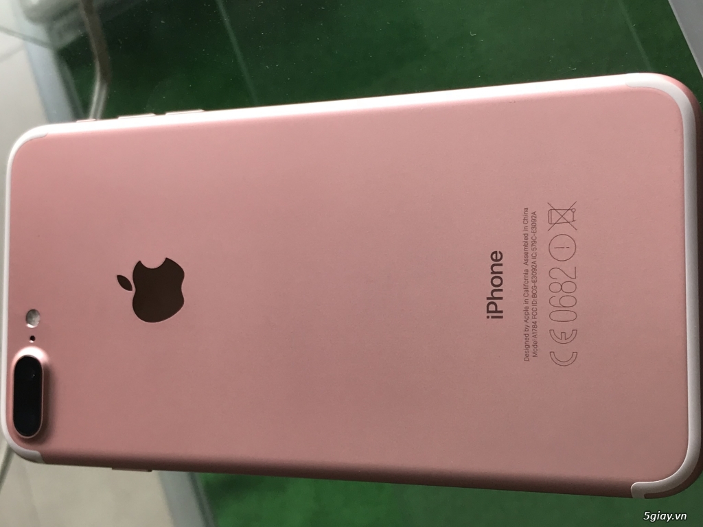 Iphone 7plus hồng 128 QT VN full box