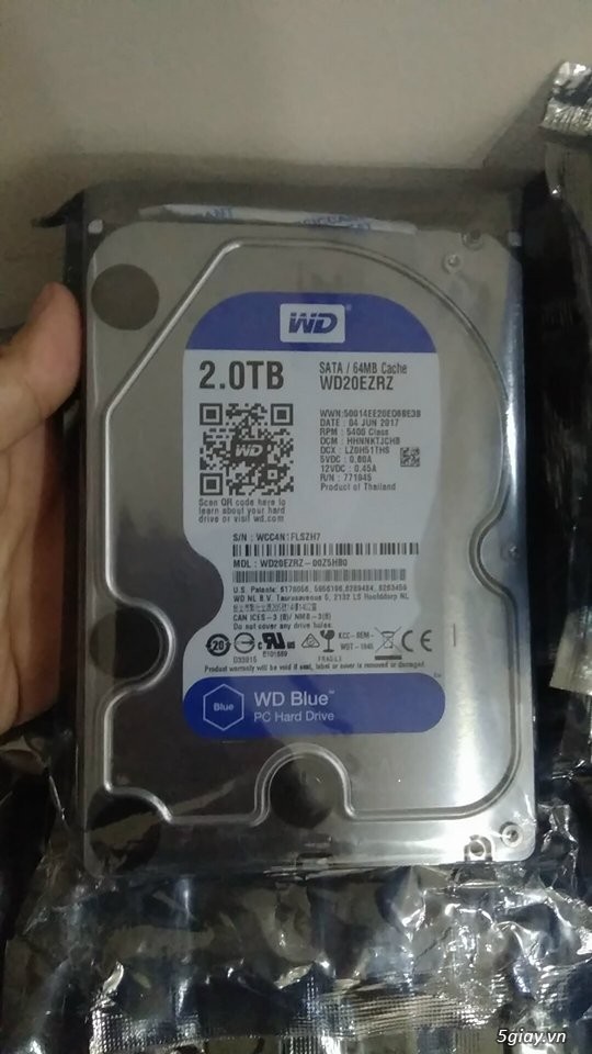 Ổ Cứng WD Blue 2TB và 3TB giá rất tốt, bảo hành 2 năm - 1