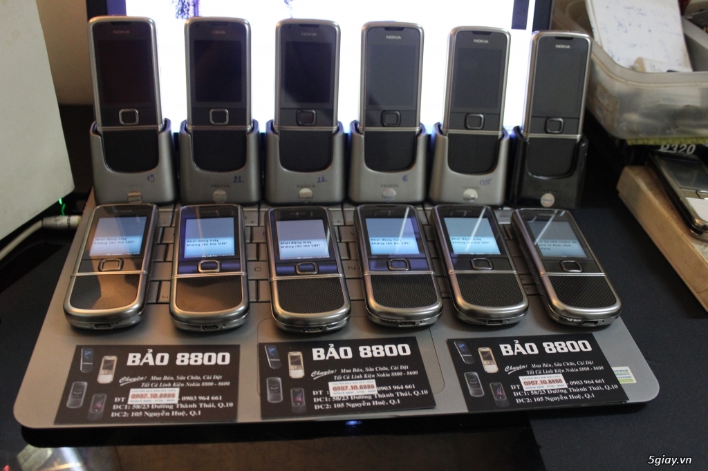 nokia 8800 art. 8800 saphia. 8800 cacbon . 8800 art gold . Bảo 8800 - 10