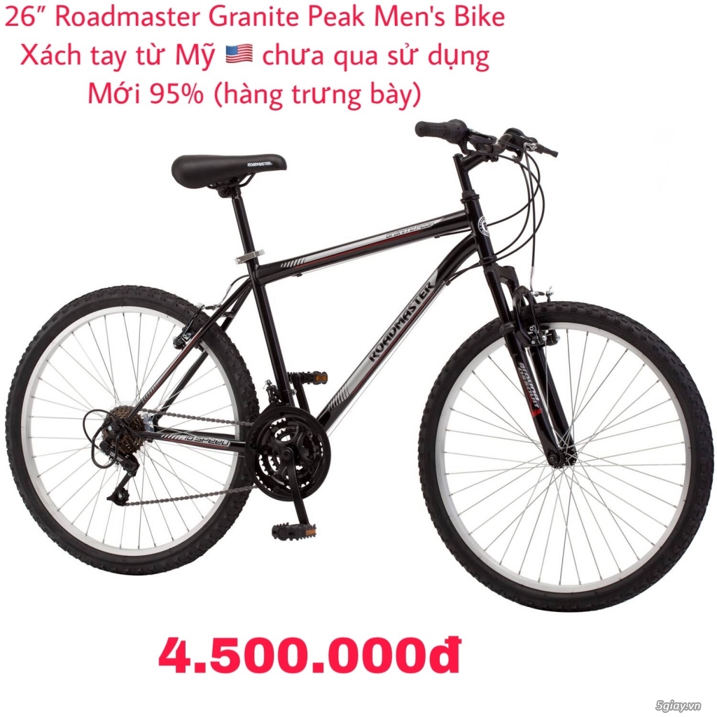 Xe đạp 26 Roadmaster Granite Peak Men's Bike (xách tay từ Mỹ)