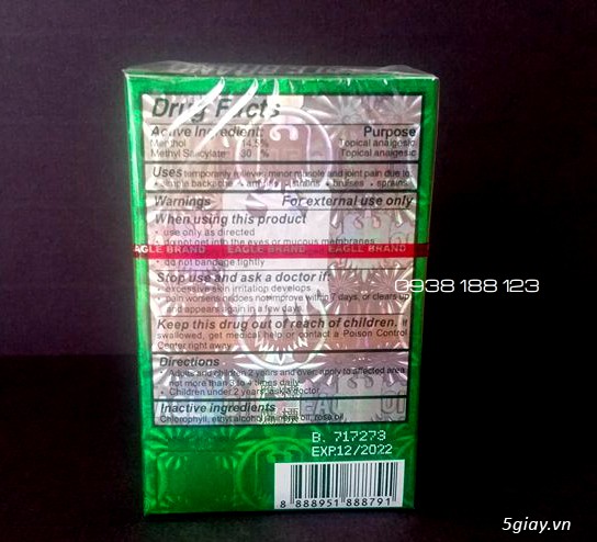 Dầu Gió Xanh Mỹ - 11