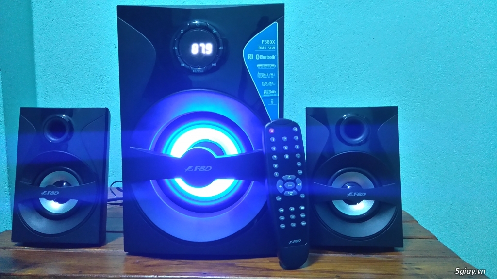 loa vi tính bluetooth f380x, new 100% BH TGDD 12 tháng - 1