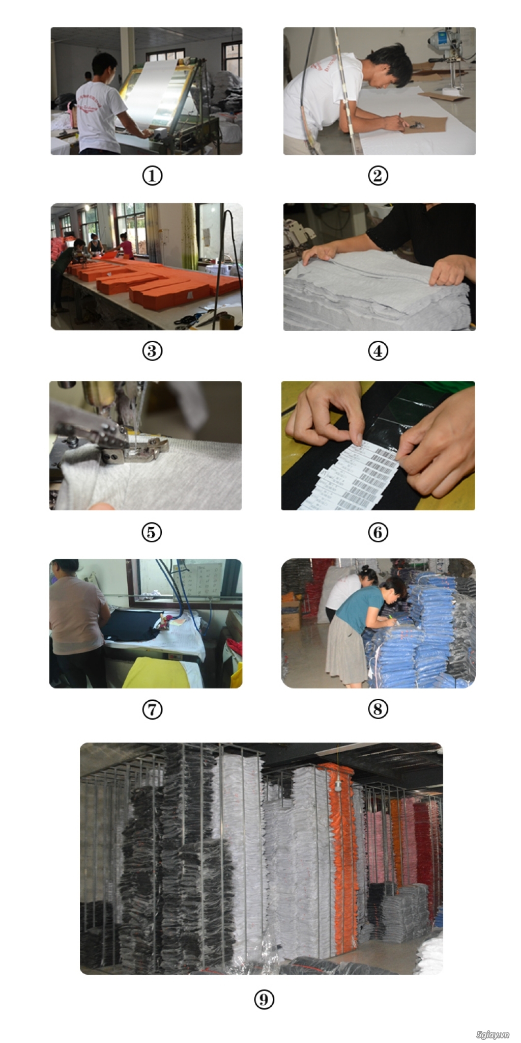 Sản xuất áo polo số lượng lớn - xuất khẩu (1-2$/sp) - 11