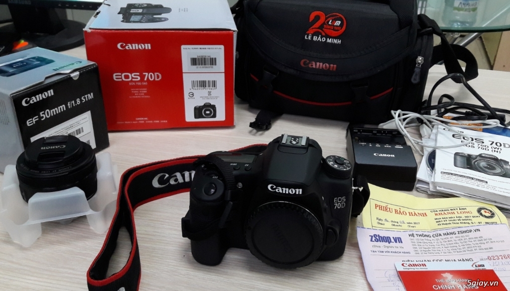Canon 70D lens 50f1.8 STM, FULLBOX 99,9% BH 21th