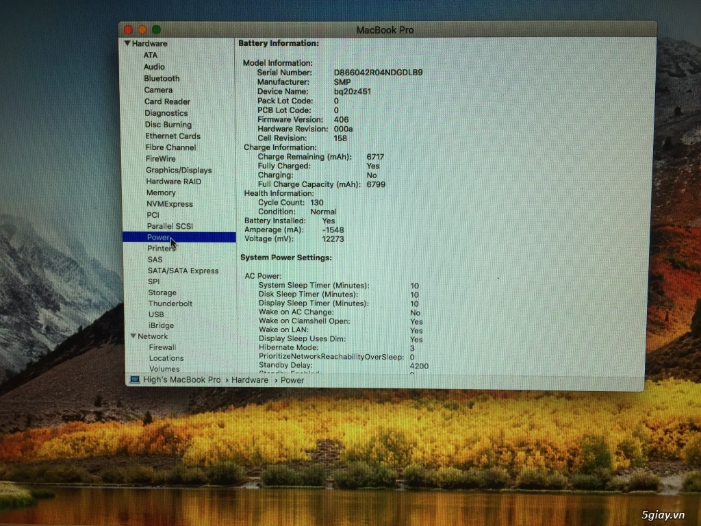 Bán Macbook Pro 2011 15 inch 99% / i7 quad core 2.0ghz / Ram 4GB/500GB - 9