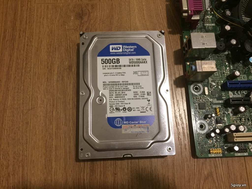 cần thanh lý combo main intel h61+ core i5 2320 - 1