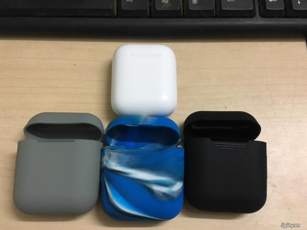 Sạc không dây Wireless - Bao silicon airpod - 6