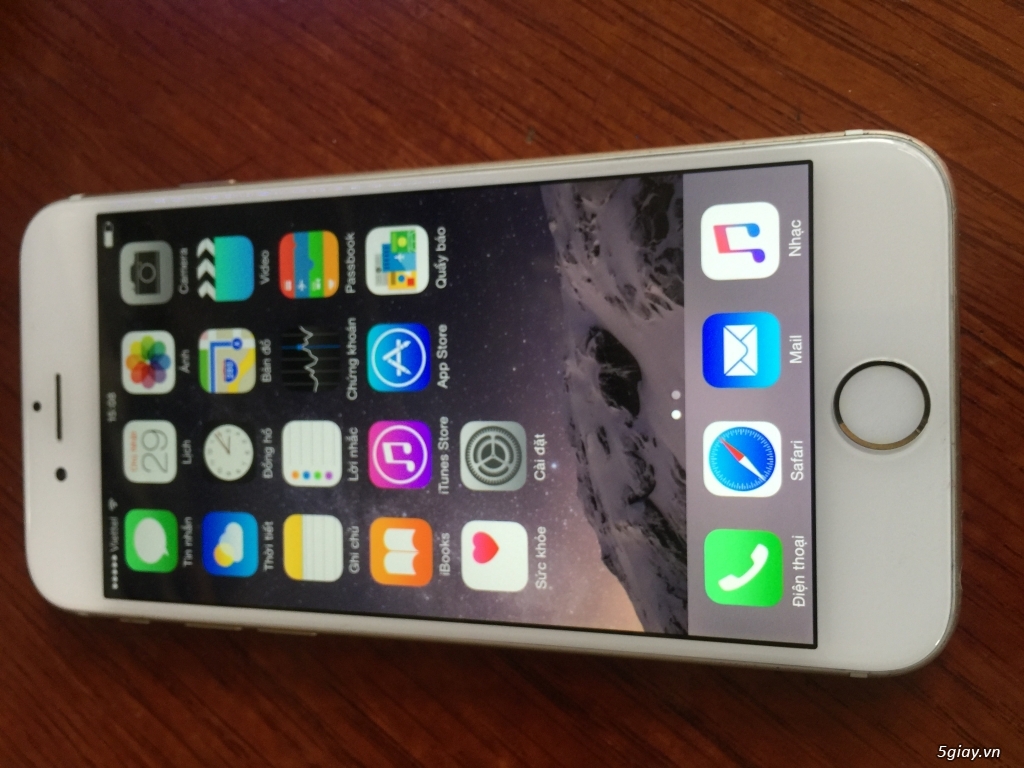 iphone 6 lock 16g nhật ios 8 - 3