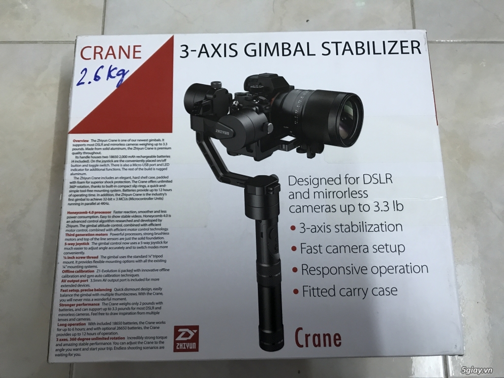 Zhiyun ver2 , Sony35 Art 1.4 ,Sony70-200 f2.8,ngàm La3,GodoxAd600bm... - 9