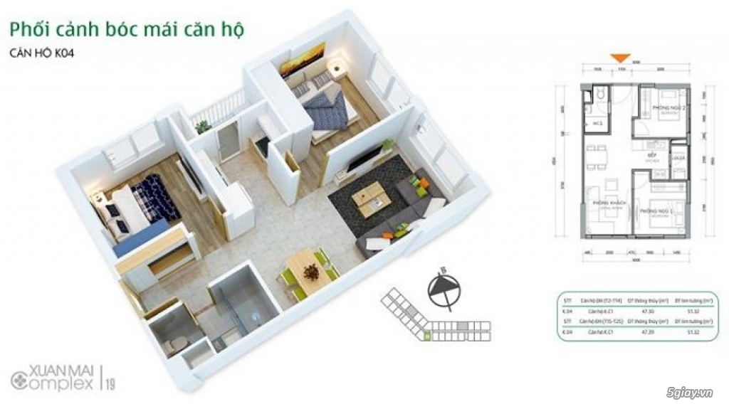 Xuân mai complex mở bán tòa fgh chỉ 850 triệu