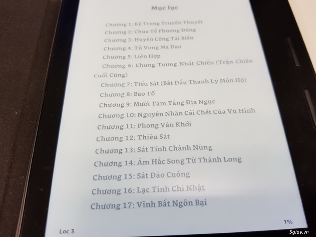 Kindle Oasis 1 mới 99% - 5
