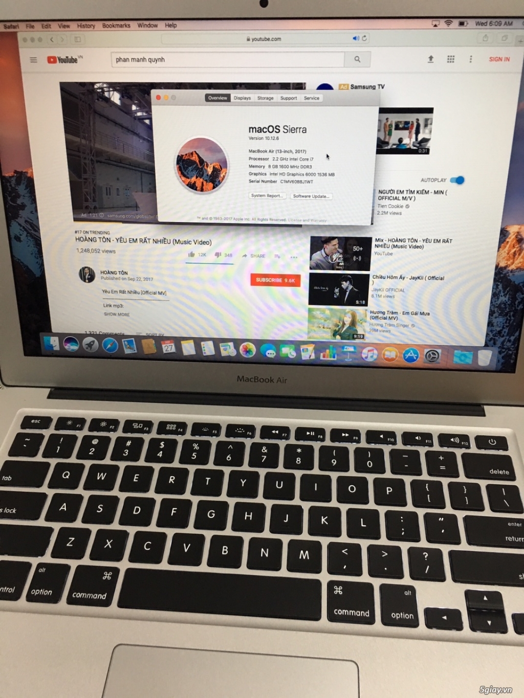 Macbook AIR 13.3 core i7 2.2 ghz MID 2017 New