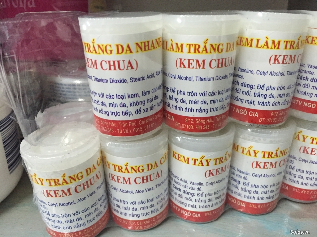 NGUYÊN LIỆU KEM TRỘN TRẮNG DA - 35