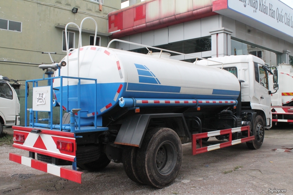 Xe phun nước rửa đường tưới cây Dongfeng 5,9,13,16 khối - 3