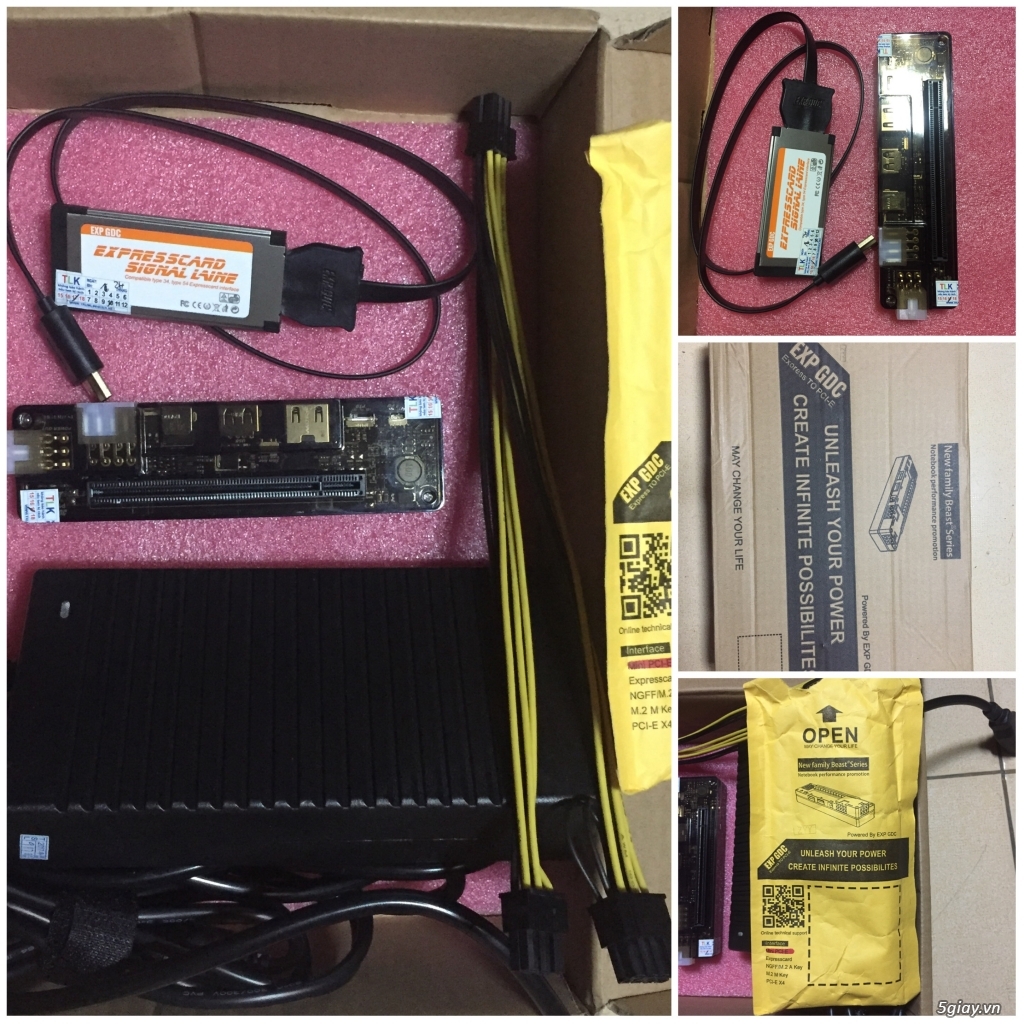 Bán Bộ Egpu Thunderbolt Cho Macbookpro - 100% - 1