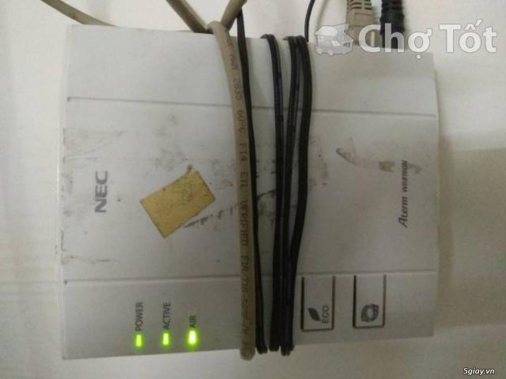 Router Wifi NEC WR8160N siêu bền và 3 cục sạc xiaomi 5v-2a theo máy. - 1