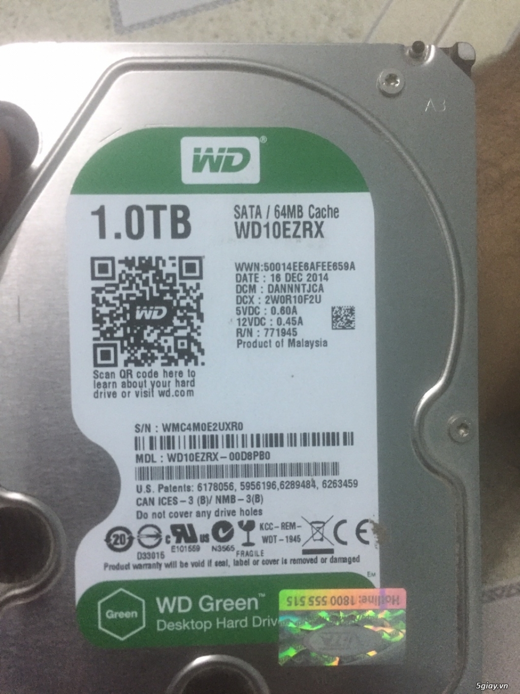 List Hdd pc va laptop gia tốt