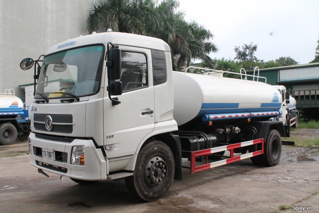 Xe phun nước rửa đường tưới cây Dongfeng 5,9,13,16 khối - 4