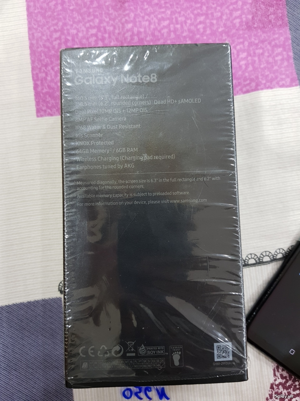 Note 8 chính hãng, đen 2sim, chưa sạc dù chỉ 1 lần - 7