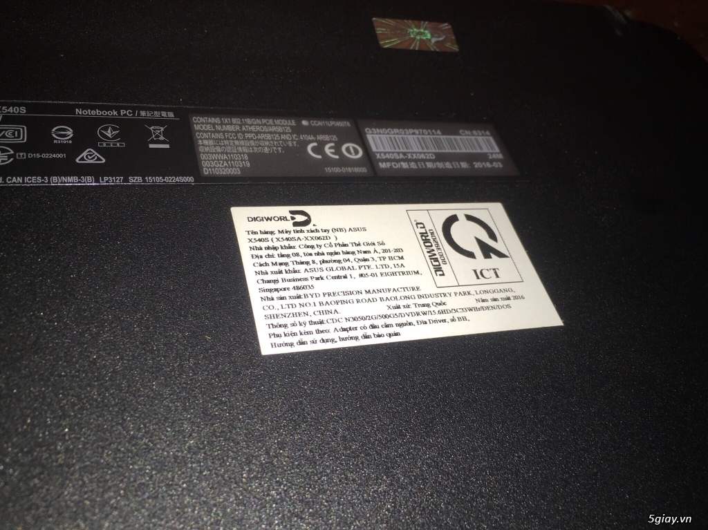 Bán gấp laptop Aus mới