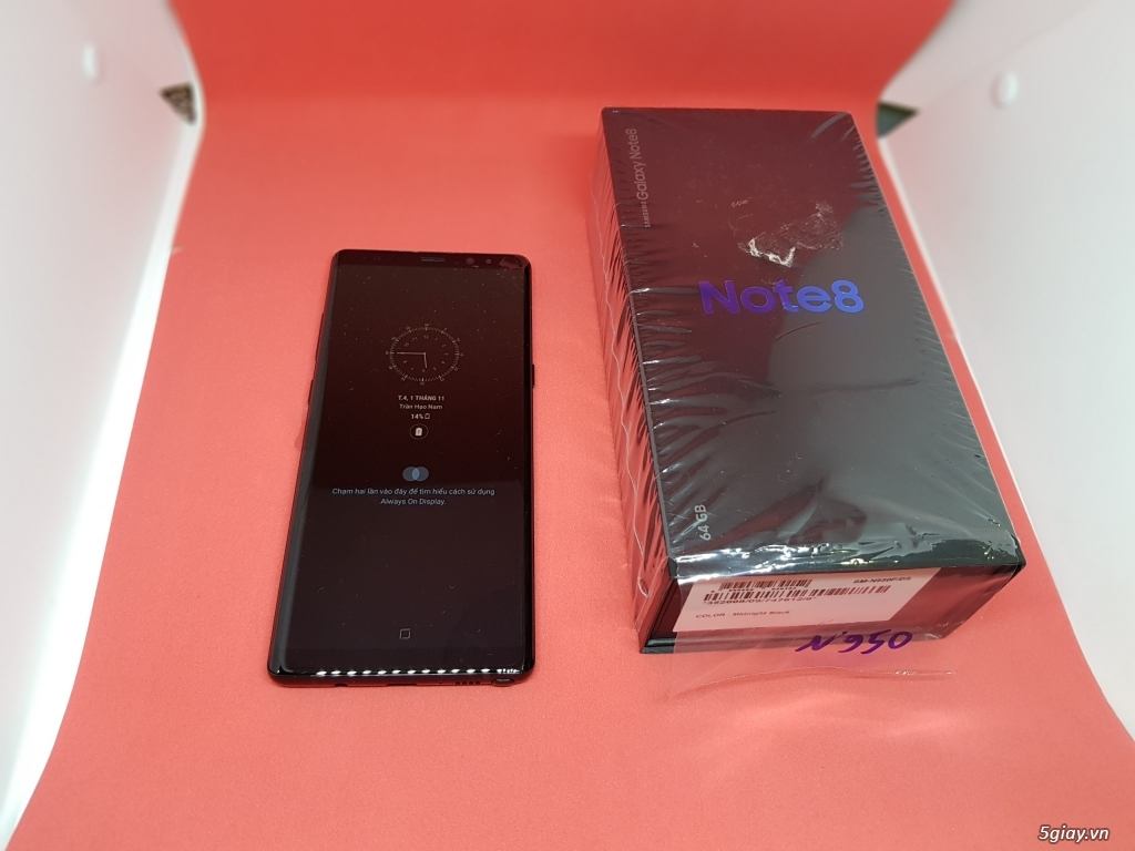 Note 8 chính hãng, đen 2sim, chưa sạc dù chỉ 1 lần - 5