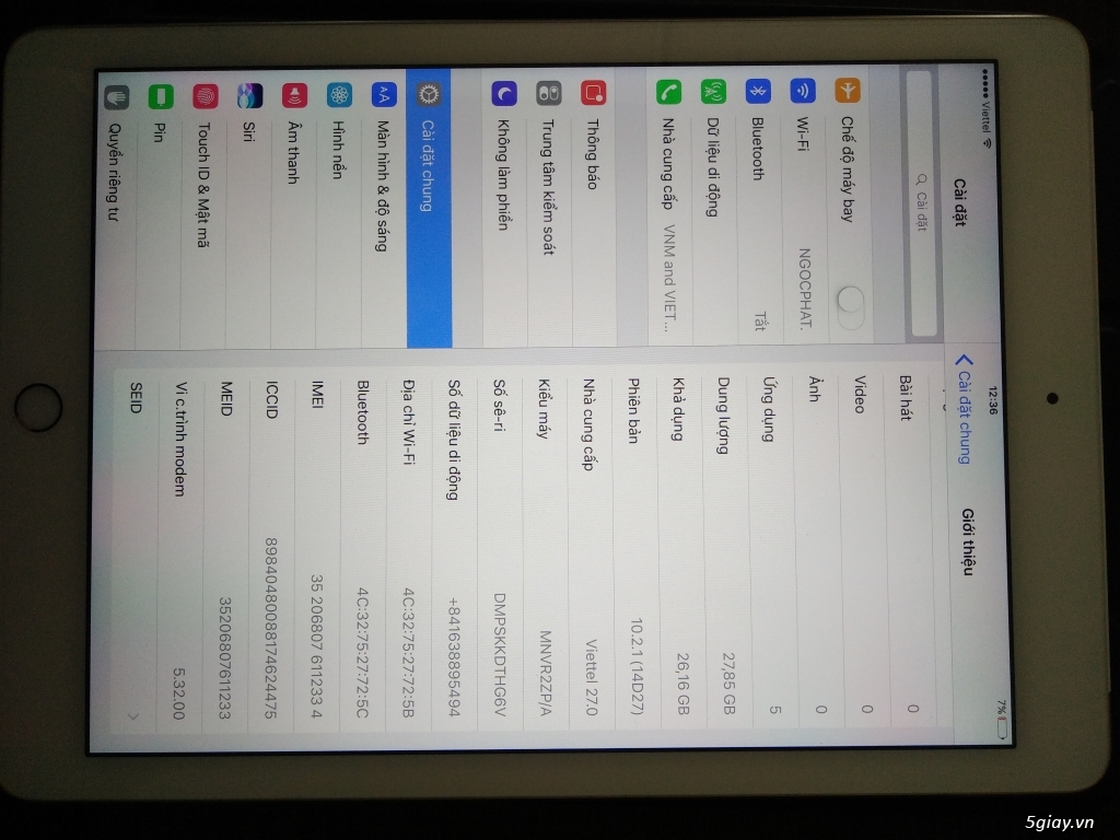 Ipad Air2 32g 4g gold