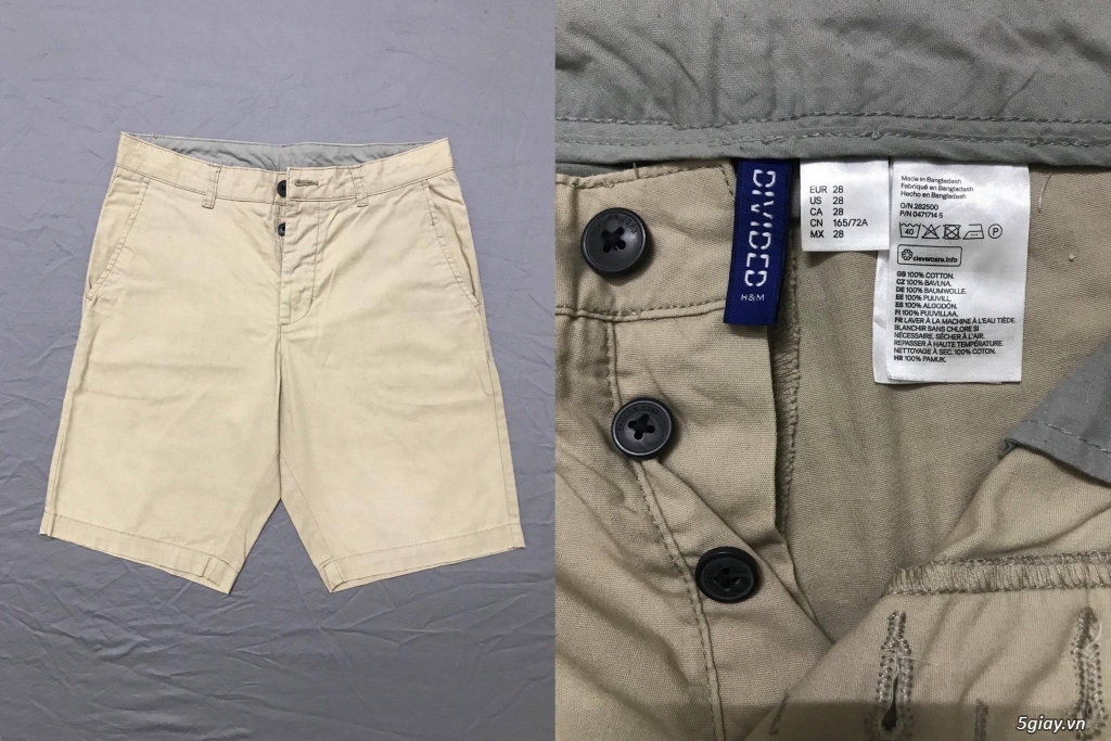 THANH LÝ -  Jean LEVI'S, Short H&M, Sơmi H&M......Like New - 5