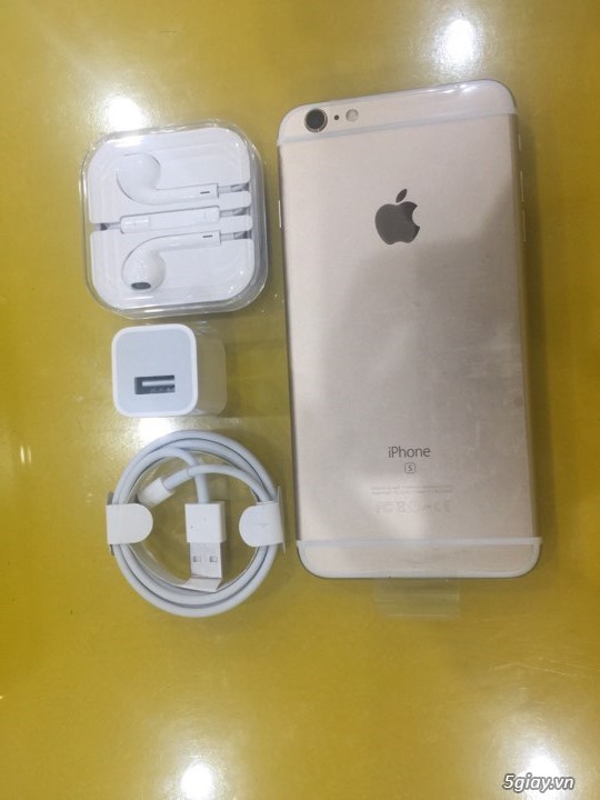 Iphone 6s plus 16g gold chưa active full 12 tháng bao hanh hang - 2